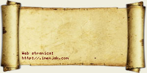 Žaklina Belić vizit kartica